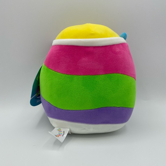 Squishmallows Silver Gummy Worms Plush Junk Food Squad Toy 7 Inch Kellytoy Gifts - Picture 2 of 5